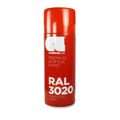 Spray acrylic paint 312 RAL 3020 transport red 400ml
