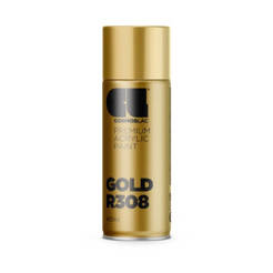 Краска-спрей Эффектная Cosmoslac R 308 Золото светло-золотистое 400мл