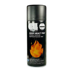Heat resistant spray 700°C Black 0.4l