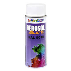 Acrylic spray paint Aerosol Art - 400ml, RAL9010 mat quick drying