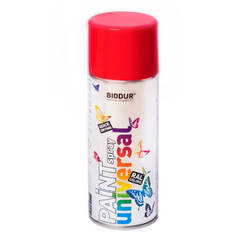 Spray paint universal, gloss traffic red RAL 3020 Biodur 400ml