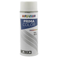 Spray paint spray paint Prima Color 400ml RAL 9010 white gloss
