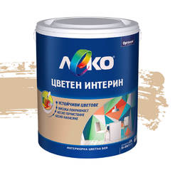 Interior paint - Latex Leko Intern, almond 2.5l