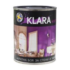 Тонизирующая краска для интерьера Klara Soft Base A белая матовая 900мл.