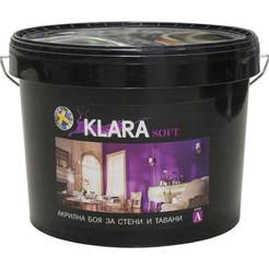 Interior toning paint Klara Soft Base A white matt 9l