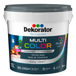 Interior tinting paint Multi Color TRA base 15l Dekorator TRA base