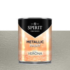 Декоративное покрытие для стен Spirit Verona серебряная основа 1л