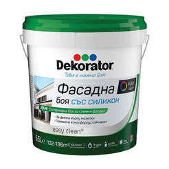 Facade paint with silicone 8.5 l Dekorator, toning base Transparent