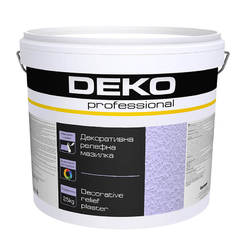 Decorative embossed plaster Deko Profesional white 5 kg