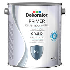 Alkyd primer for ferrous metals 2.5 l, oxide red