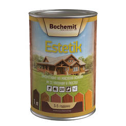 Impregnant for wood Bochemit Estetik 1 liter of mahogany