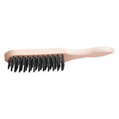 Wire brush with wooden handle 275 mm