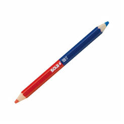 Combined pencil RBB 17 - 17 cm, blue / red