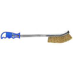Wire brush 390mm with plastic handle