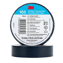 Insulation tape black 15mm x 10m 3M Temflex 150 micron
