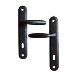 Ordinary door handle - model 1979, 70 mm, forged copper