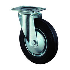 Swivel wheel for industrial trolleys Ф80mm №L400.B55.081