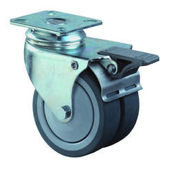 Swivel furniture wheel with brake Ф50mm №В120.А85.050