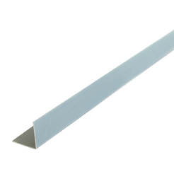 Protective PVC profile for angle 10 x 10 mm gray 2.75 m