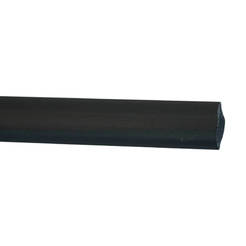 Профил за вътрешен ъгъл PVC черен 2.5м/бр