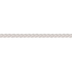 Knitted PP rope - 3 mm, tension 144 kg, white