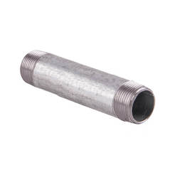 Tube for water meter - 1" x 130 mm, galvanized