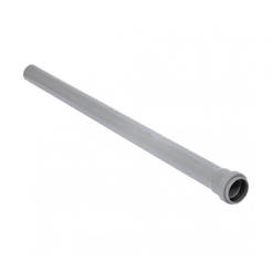 Muffed PVC pipe ф50 x 1.6 mm, length 1 m