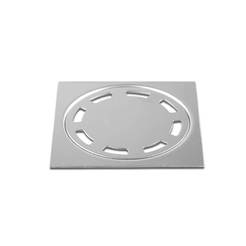 Grille for floor siphon for bathroom stainless steel 120 x 120 mm stainless steel