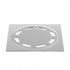 Siphon grille 10 x 10 cm stainless steel