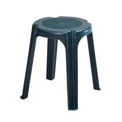 Plastic stool GARDEN green