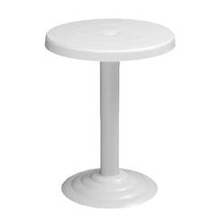 Plastic garden table ф50cm, white MEDIO