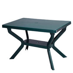 Garden table Roccia - 70 x 110 cm, green