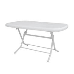 Градинска маса Salone - 85 x 140см, бяла
