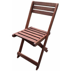 Folding garden chair 47 x 59 x 87 cm, meranti wood