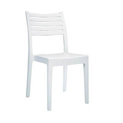 Садовый стул Олимпия - белый, полипропилен