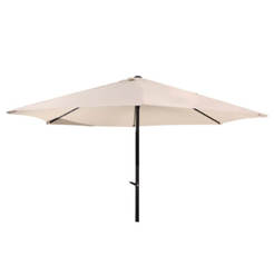 Садовый зонт без подставки ф270см, бежевый