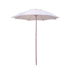 Garden umbrella - 2m, with wooden frame
