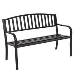 Garden bench - 127 x 60 x 85 cm, metal
