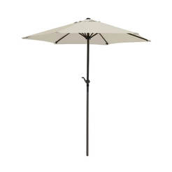 Garden umbrella without stand 2.5m white