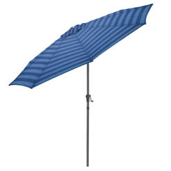 Garden umbrella without stand 2.7m striped