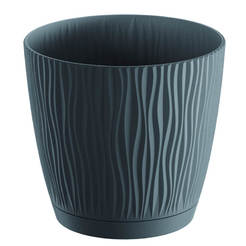 Flowerpot with Sandy P base - Ф 129 mm, anthracite