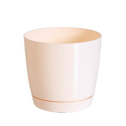 Flowerpot with Coubi base - Ф 280 mm, cream