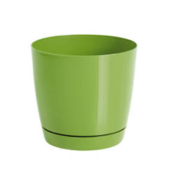 Flowerpot with Coubi base - Ф 210mm, olive