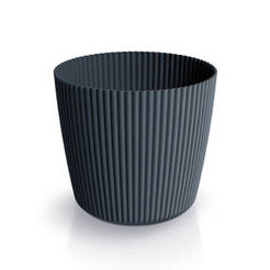 Pot PVC Milly round 2.7l anthracite