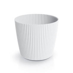 Pot PVC Milly round 4l white
