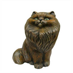 Plaster figurine for the garden - kitten 19 cm