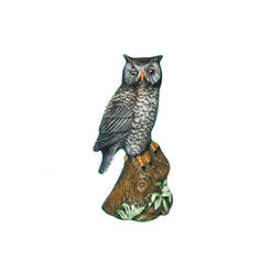 Garden figure little owl 24 x 12 cm