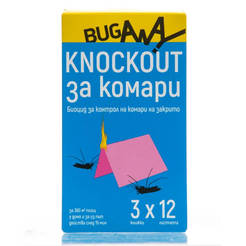 Mosquito repellent for indoor Knockout 3 x 12 pcs.