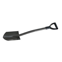 Small camping shovel with metal handle 850 mm