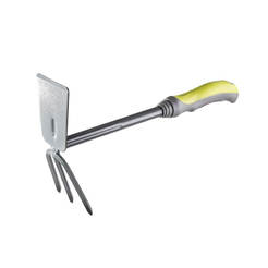 Small garden hoe with 3 teeth 335mm CLASSIC Gardex 407005